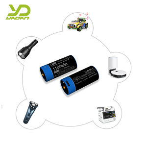 Bateria Recarregável de Íon de Lítio YaDan 3.7V 1100mAh <span class=keywords><strong>18350</strong></span> com Cabo Tipo-C - Product Image 4