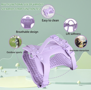 Arnés para Perro Personalizado al por Mayor <span class=keywords><strong>2026</strong></span>, Ajustable, Ligero, Impermeable, con <span class=keywords><strong>Collar</strong></span> y Correa de Goma Suave para Todas las Estaciones - Product Image 3