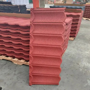 Chuyên nghiệp đầy màu sắc đá chip tráng kim loại mái ngói/Thép tấm lợp ngói/màu Đá kim loại mái trong Philippines - Product Image 6