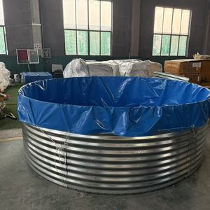 ถังผ้าใบพีวีซีสำหรับเลี้ยง<span class=keywords><strong>ปลา</strong></span>แบบกำหนดเองได้ ทนทาน ใช้งานกลางแจ้ง สำหรับ<span class=keywords><strong>บ่อ</strong></span>เลี้ยง<span class=keywords><strong>ปลา</strong></span> - Product Image 1