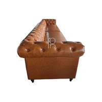 Canapé contemporain au design tufté de boutons avec accoudoir Mobilier souple pour restaurant Café Hôtel Salle à manger