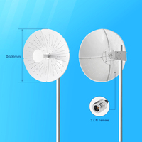 Antenne parabolique directionnelle extérieure à grille haute performance 3200-4200 MHz 24 dBi pour réseaux WIMAX 5G