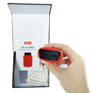 Heavy Duty Truck <b>OBD</b> Code Reader for SHACMAN X TRUCK X005-Read Fault Codes Data Streams Forced Regeneration DPF-12V Red - Product Image 3