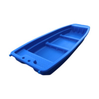 Bateau en plastique PE rotomoulé anti-fuite et anti-ébrouillage avec flottabilité par injection d'eau, coque épaissie et stable, personnalisable