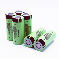 Paket Baterai Ion Lithium Isi Ulang 3.7V 5000mAh Pabrik, Sel Silinder 18650/21700/22650/26650 Kapasitas Tinggi