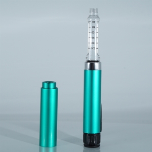 Custom Light Green Metal V1 60U Insulin Pen with Durable 3ml Cartridge Reliable Comfortable Insulin Delivery <b>Glass</b> <b>Packaging</b> - Product Image 6