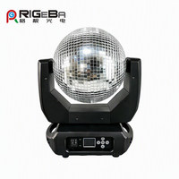 Nouvelle Lampe à Effet Scénique Rotative DMX512 avec Tête Mobile, Miroir et Boule Lumineuse pour Discothèque, DJ, Bar, Fête, Mariage