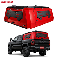 Capot rigide en alliage d'aluminium pour pick-up avec panneaux latéraux MOLLE et porte arrière solide pour RAM 2500