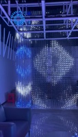 Écran LED holographique 3D P83, bande lumineuse à pixels LED, effets de flash, lumières pour événements, équipement de production