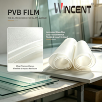Film intercouche PVB architectural WINCENT, matériau de collage de sécurité, haute performance, insonorisant, résistant aux UV, verre feuilleté