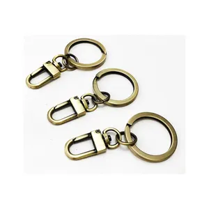 豪华拉丝古铜色龙虾钥匙扣设计定制金属钥匙圈