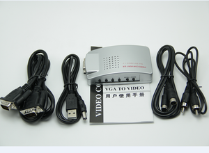 Convertitore VGA a S-video, Adattatore ad Alta Risoluzione, Convertitore da <span class=keywords><strong>PC</strong></span> a TV, Switch Box Video VGA a AV/S - Product Image 6