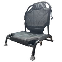 Siège de kayak pliable en aluminium, écologique, avec dossier rembourré, pour 1 personne, unisexe, pour kayak et canoë