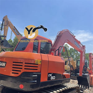 Yishun Original Gran Estado Usado Doosan Mini Excavadora DX80 8Ton Excavadora Usada PARA LA Venta - Product Image 6