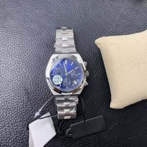 นาฬิกาข้อมือผู้ชายคุณภาพสูง ระบบออโตเมติก ดีไซน์เรียบหรู แฟชั่นลำลอง สปอร์ต ฟังก์ชั่นหลากหลาย ระบบกลไก พร้อมหน้าปัดย่อยสามหน้า โครโนกราฟ - Product Image 5