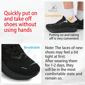 <span class=keywords><strong>Scarpe</strong></span> da passeggio sportive da uomo a rete, senza lacci, consigliate dai fisioterapisti, sneakers ortopediche traspiranti per corsa e lavoro - Product Image 6