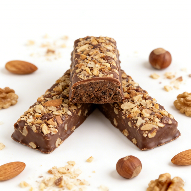 Wholesale Chocolate Flavored Whey Protein Bar Meal Replacement Breakfast Protein Energy Bar Nutritional Supplements