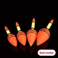 Flotteur de pêche en mousse orange fluorescente à grande flottabilité pour lancer longue distance, idéal pour la pêche à la carpe et en mer - Vente en gros