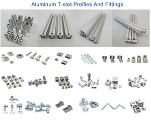 カスタマイズシリーズCNC押出黒色アルマイト工業用アルミフレーム3030 4040 4080押出材アルミプロファイル - Product Image 5