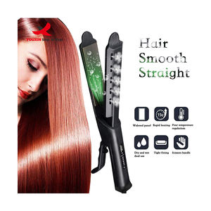 Fer à lisser électrique multifonction 2-en-1 en céramique à vapeur, à prix réduit pour l'achat groupé, pour usage domestique - Product Image 6