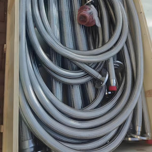 Tubo Flessibile Antideflagrante in Acciaio Inox 304 Intrecciato per Rubinetto Monoforo Caldo e Freddo con Testa <span class=keywords><strong>a</strong></span> Punta Singola - Product Image 1