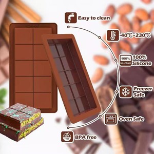 แม่พิมพ์ช็อกโกแลตซิลิโคนเกรดอาหาร ปลอดสาร BPA - Product Image 6