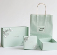 Caja de papel de embalaje de estampado dorado, caja de embalaje de bolsa de regalo de cartón con logotipo personalizado de galleta de Chocolate