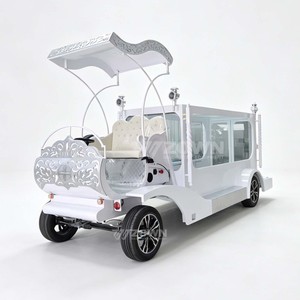 รถศพไฟฟ้าแบบขับเคลื่อนสี่ล้อ เงียบ สำหรับใช้ในพิธีศพ - Product Image 2