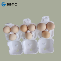 Barquette à œufs en pulpe biodégradable personnalisable, boîte à œufs en papier 4-30, emballage écologique pour œufs de poule, prix d'usine