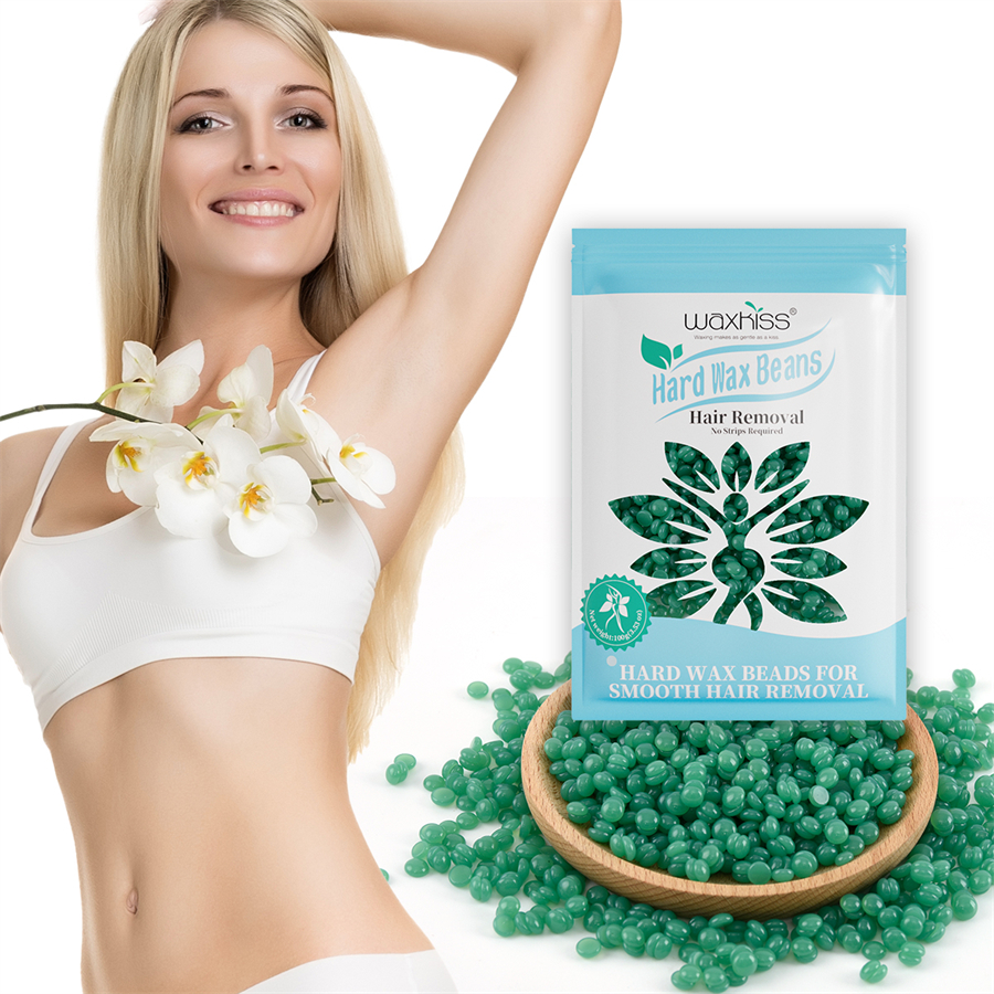 Воск Waxkiss твердый без полосок, 100 г, 300 г, 500 г