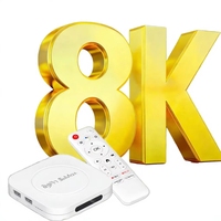 H96 8K Streaming IPTV STB Smarter OTT Wifi 6 Décodeur Google Android 14 Pro TV Europe France Allemagne Italie Espagne USA