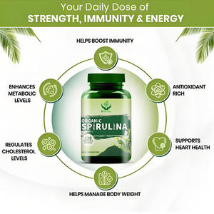 OEM naturale multivitaminico per uso alimentare clorella fornitori di Spirulina organica in polvere integratore Spirulina Capsule - Product Image 5