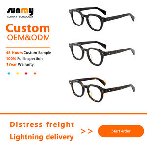 Gafas Ópticas de Acetato de Moda de Lujo OEM, Anti-Luz Azul, Unisex, Montura de Gafas con Bloqueo de Luz Azul de Alta Gama - Product Image 2