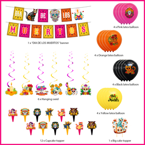 Nicro Diseño Original Fiesta Mexicana Suministros para fiestas Die <span class=keywords><strong>De</strong></span> <span class=keywords><strong>Los</strong></span> <span class=keywords><strong>Muertos</strong></span> Tema Banner Cake Toppers Set Día <span class=keywords><strong>de</strong></span> <span class=keywords><strong>los</strong></span> <span class=keywords><strong>muertos</strong></span> Decoración - Product Image 2