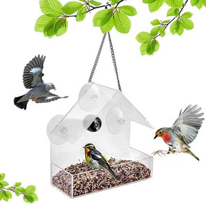 Comedero Inteligente para Pájaros con Cámara HD, Wi-Fi, Visualización Transparente, Alimentación al Aire Libre para Aves - Product Image 1