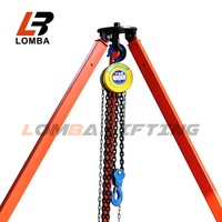 Trépied de levage télescopique à trois jambes Triangle trépied de levage de sauvetage de sécurité