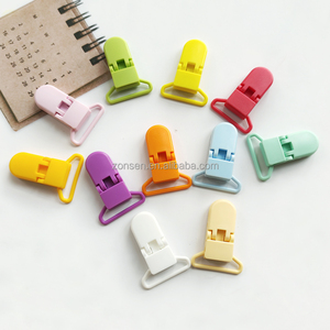 30 màu sắc Kam 25 mét nhựa treo núm vú Clips cho Teether/Binky/paci/BIB/mọc răng Hạt Đồ chơi giả núm vú chủ - Product Image 1