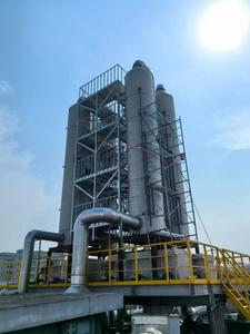 Automatic PLC Control Industrial Exhaust Gas Washing <b>Tower</b> Chemical Scrubber With Circulation Pump System Industrial Exhaust Gas - Product Image 1