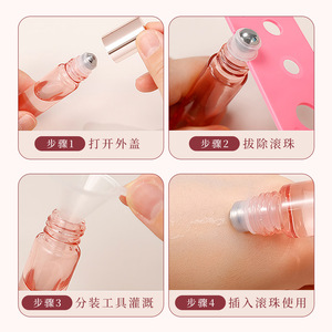 Rollerball Bottle 5 10ml Frosted Glass Portable For Essential Oils Perfumes Serums - Product Image 5