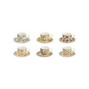 Set di 6 tazze da caffè Medici in New Bone China - Product Image 1