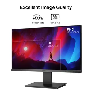 Koorui-Professionele Volledige Pc Gaming Monitor Pc 27 Inch Fhd 1920*1080 100Hz Home Werk Compiuter Bureaublad Scherm