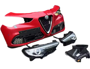 Boucle d'origine intacte d'occasion, sans dommage structurel, <span class=keywords><strong>prix</strong></span> réduit, accessoire de mise à niveau, ensemble de pare-chocs avant pour <span class=keywords><strong>Alfa</strong></span> Romeo <span class=keywords><strong>Giulia</strong></span> - Product Image 4