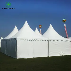 새로운 디자인 야외 정원 차양 천막 10x10m PVC 첨탑 텐트 판매