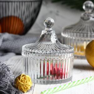 Tarro <span class=keywords><strong>de</strong></span> Vidrio para Almacenamiento <span class=keywords><strong>de</strong></span> Dulces o Velas, con Tapa <span class=keywords><strong>de</strong></span> Vidrio, 280ml/620ml, Personalizable con Logotipo, para Regalo, Decoración Navideña del Hogar - Product Image 4