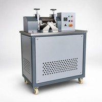 Máquina de Peletización de Plástico, Mini Molino de Dos Rodillos de Escritorio, Rodillo de 80 mm, Mezcladora de Compuestos de PE, PP, PVC, Granuladora de Laboratorio, CE ISO