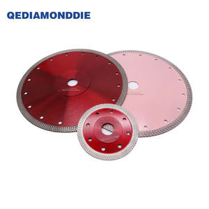 Lame de scie diamantée de haute qualité 105 mm 115 mm 125 mm X Lame de scie diamantée en maille turbo pour la découpe de carreaux en porcelaine - Product Image 4