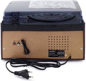 LP Vinyl Turntable Player (<b>Retro</b> Style) Hot Sale, Equipped with Woofer Heavy Bass Home Theater System,BT Turntable & FM/AM Radio - Product Image 4