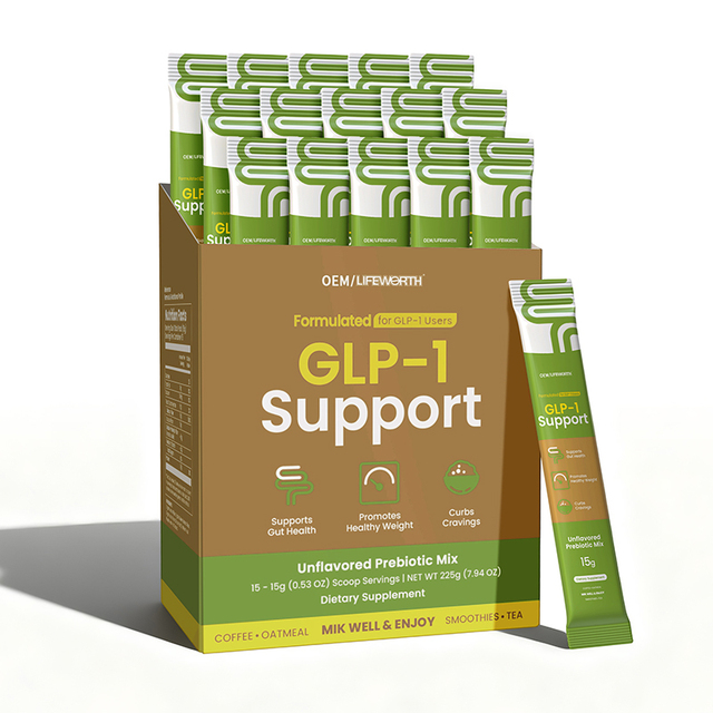 Lifeworth Digestion Health High Fiber GLP-1 Supplements Powder Drink Mix Gut Healthy Powder