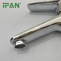 IFAN luxe en laiton froid mélangé eau lavage main goutte d'eau bassins robinet bassin robinet robinet robinet unique pour lavabo