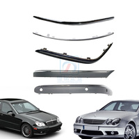 Pour Mercedes Benz W203 Bande de pare-chocs avant arrière en plastique chromé Accessoires de haute qualité 2038853021